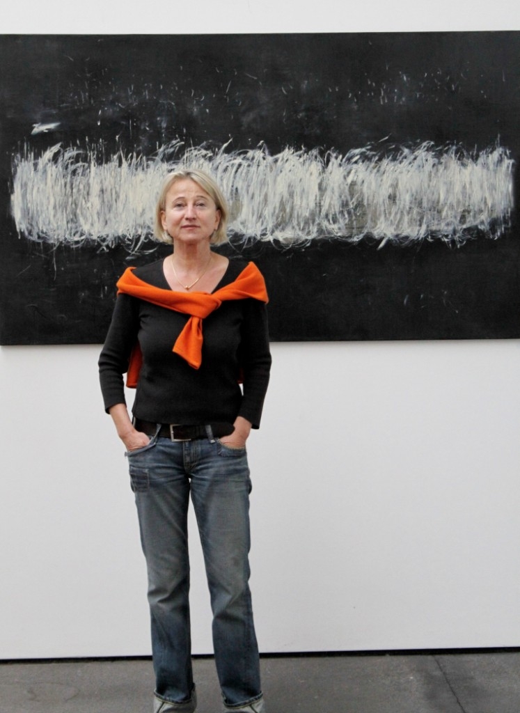 Sabine Beuter Vorbereitung Ausstellung Berlin Gallery Art Week 